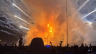 See 25 pictures of the Man burn at Burning Man 2025