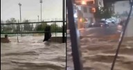 Baja California Sur queda ‘bajo el agua’... a 2 días de que el huracán ‘Lorena’ toque tierra (Videos)
