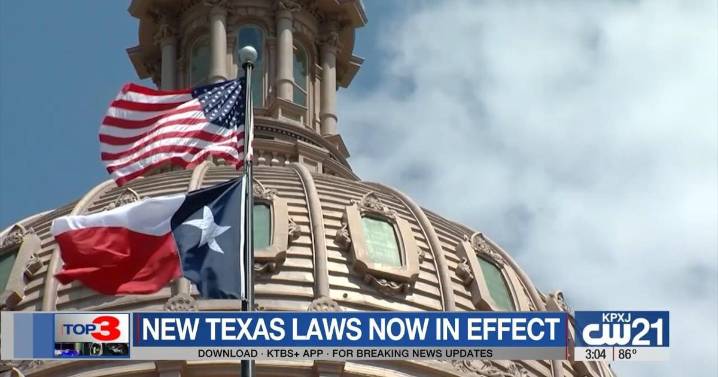 More Than 800 New Laws Take Effect in Texas