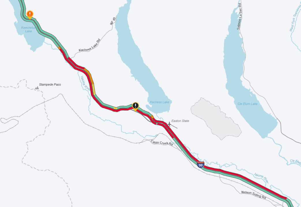 I-90 eastbound near Easton back open after crash