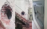 Robo y sorpresa: hicieron un boquete para entrar a un banco y encontraron la caja fuerte vacía