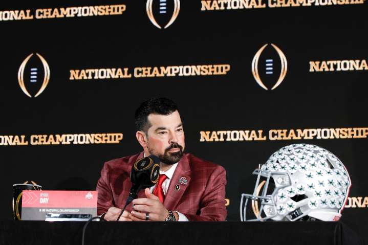 Ohio State football’s Ryan Day shares distaste with potential transfer portal changes