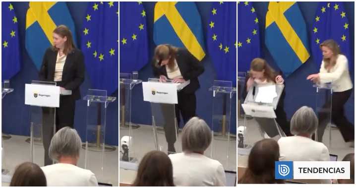 Ministra de Salud sueca sufre estrepitoso desmayo mientras asumía su cargo: "No fue un martes común"