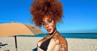 Winnie Harlow Turns Head in Two-Piece Sauna Outfit