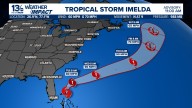 Potential Tropical Cyclone Nine near Cuba may become Tropical Storm Imelda