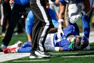 Notorious NFL turf claims another victim as Giants star is carted off