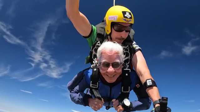 100-year-old World War II vet jumps out of plane in Davis, adds to history
