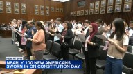 Constitution Day: Nearly 100 new US citizens sworn in at Dirksen Federal Building in downtown Chicago