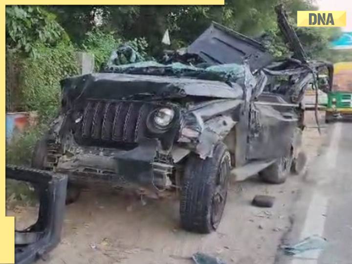 Gurugram Thar accident: 5 killed as speeding SUV hits divider on NH