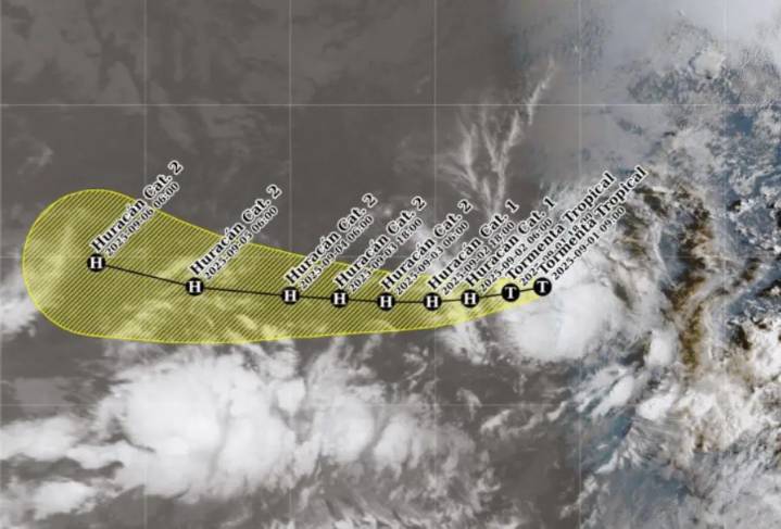 Tormenta tropical Kiko se fortalece en el Pacífico; podría convertirse en huracán categoría 2