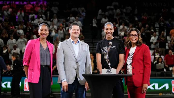 Wilson claims record fourth WNBA MVP award after Aces' stunning turnaround