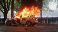 Violence erupts at right-wing demonstration in the Netherlands ahead of election