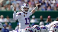 Josh Allen on wearing a visor vs. the Dolphins: 'Yeah, we'll see'