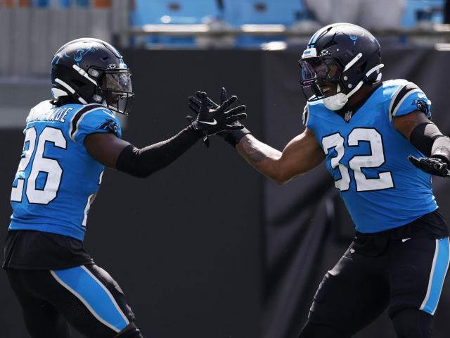 Panthers dominate Falcons 30-0 for first win of the season
