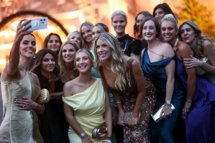 Ryder Cup golfers step out for glamorous night with WAGs