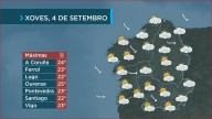 Apertura de claros e gañando influencia anticiclónica