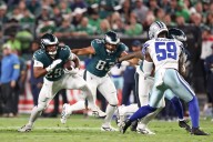 Eagles edge Cowboys in season opener after weather delay, spitting ejection: Key takeaways