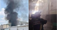Inmensa columna de humo: Incendio en fábrica de Tlalnepantla causa desalojo de empleados