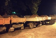 Police Seize Tippers in Illegal Mining Drive