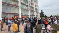 Policías arremeten contra manifestantes en Cuautitlán Izcalli