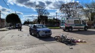 Choque en avenida Avellaneda y calle Pirán