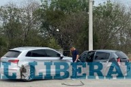 Brutal accidente en el Misqui Mayu entre un auto y una camioneta