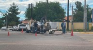 Gobierno de Cananea realiza trabajos de reparación de calles