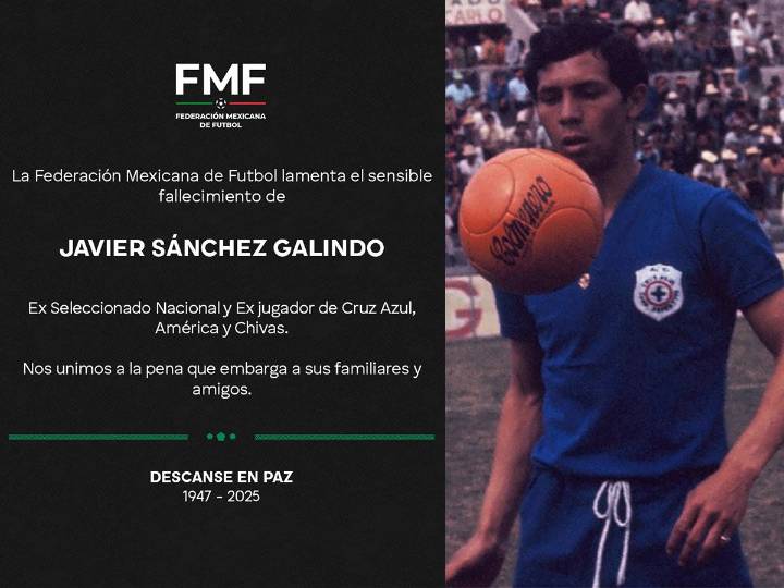 Luto en el futbol mexicano, muere Javier Sánchez Galindo a los 77 años