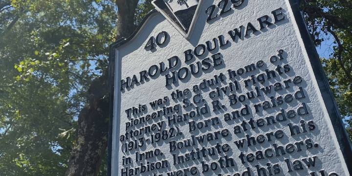 New historical marker honors Irmo Civil Rights hero