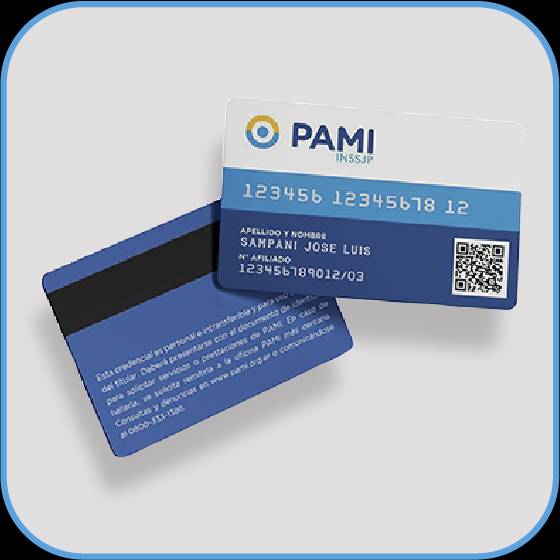 Credencial plástica de PAMI válida en octubre