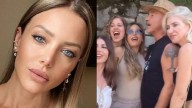 VIDEO: Eros Ramazzotti intentó besar de prepo a Evangelina Anderson... ¡dos veces!