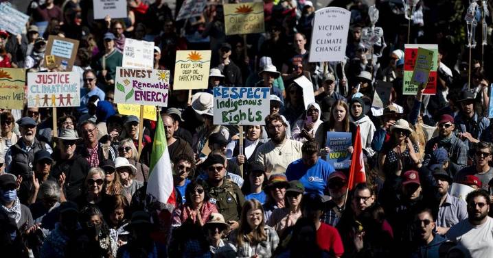 Rallies in Toronto, across Canada, challenge elements of Carney's agenda