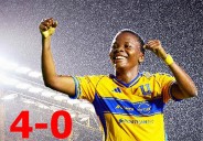 Humillan Tigres Femenil a Rayadas con goleada de 4