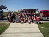 First Responders Attend 1st Birthday for Child Battling Cancer