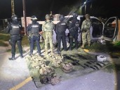 Elementos de Fuerza Civil son atacados por hombres armados en NL