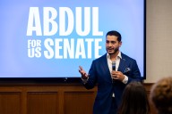 ‘Who here believes in people over profit?’: Senate candidate Abdul El
