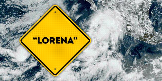 ACTUALIZACIÓN de zonas donde "Lorena" dejará lluvias hoy