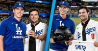 ‘Checo’ Pérez es ovacionado en Dodger Stadium tras lanzar la primera bola