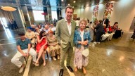 El bioquímico Javier Menéndez al recibir el premio "Langreanos en el mundo": "Aquí es muy importante la conciencia de clase"