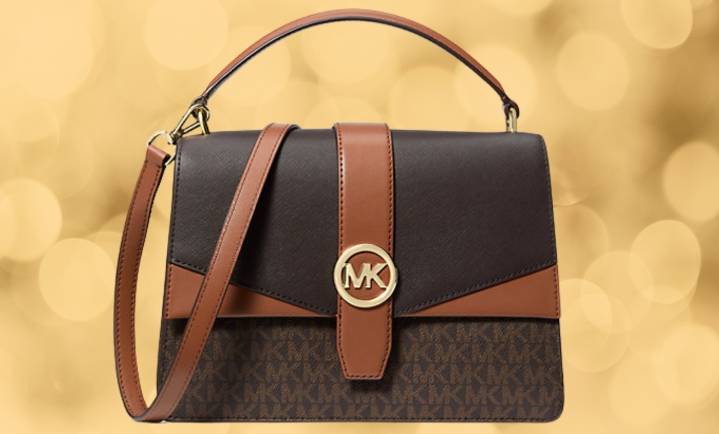 Michael Kors Greenwich Satchel is on sale for 84% off