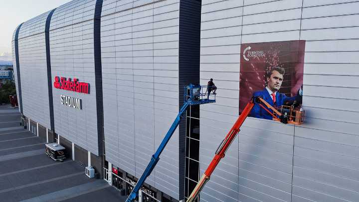 Charlie Kirk memorial in Arizona expected to draw 100,000, with Trump and Vance headlining
