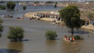 Rescue boat evacuating flood victims capsizes in eastern Pakistan, killing 9