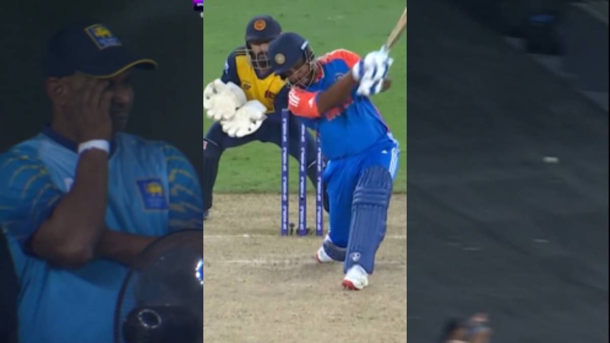 VIDEO | Jayasuriya's Reaction to Samson's Monstrous Six Goes Viral Cricket