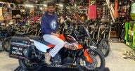 Indian influencer gifted motorcycle after theft during round
