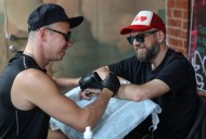 A Russian tattoo artist finds blind faith in his needle