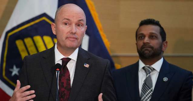 Utah's governor, in impassioned remarks, urges Americans to find 'off
