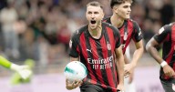Gimenez hace su primer gol de la campaña y Milan avanza