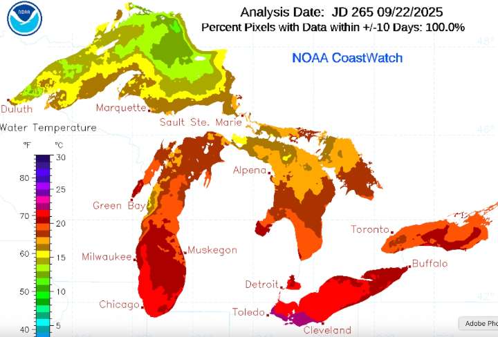 Lake Erie acting as a magnet for a substantial storm system; what that means for dry Michigan