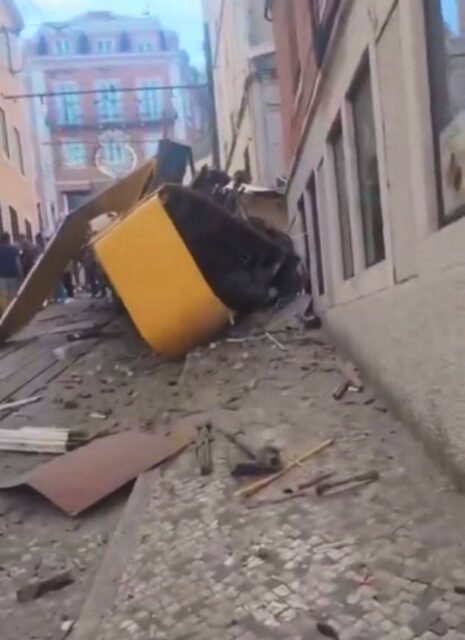 Descarrila funicular en Lisboa y deja 15 muertos