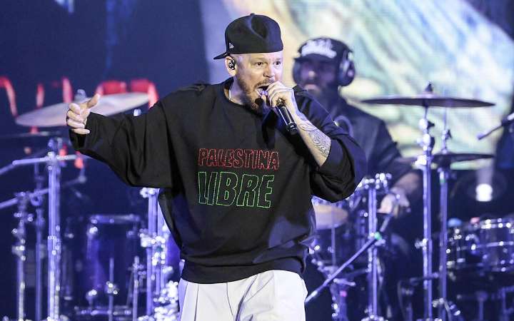 Residente regresó al Zócalo con un grito por ‘Palestina libre’